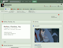 Tablet Screenshot of jahendrick.deviantart.com