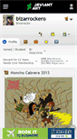 Mobile Screenshot of bizarrockero.deviantart.com