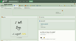 Desktop Screenshot of kaotic-sammii.deviantart.com