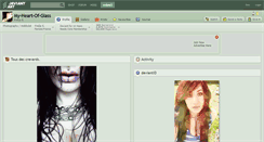Desktop Screenshot of my-heart-of-glass.deviantart.com