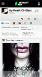 Mobile Screenshot of my-heart-of-glass.deviantart.com