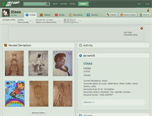 Tablet Screenshot of ds666.deviantart.com
