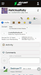 Mobile Screenshot of maliciousruby.deviantart.com