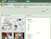 Tablet Screenshot of j-craze.deviantart.com