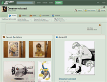 Tablet Screenshot of dreamerwstcoast.deviantart.com