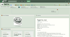 Desktop Screenshot of beggining.deviantart.com