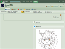 Tablet Screenshot of jargon1993.deviantart.com
