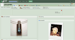 Desktop Screenshot of noformdesign.deviantart.com