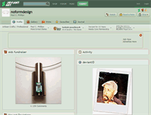 Tablet Screenshot of noformdesign.deviantart.com