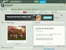 Tablet Screenshot of andolaurina.deviantart.com