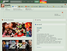 Tablet Screenshot of hiroe90.deviantart.com