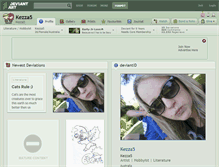 Tablet Screenshot of kezza5.deviantart.com