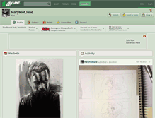 Tablet Screenshot of maryriotjane.deviantart.com