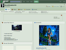 Tablet Screenshot of drumthrasher4hr.deviantart.com