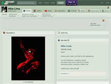 Tablet Screenshot of mike-lima.deviantart.com