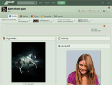 Tablet Screenshot of born-from-pain.deviantart.com