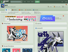 Tablet Screenshot of dh9.deviantart.com