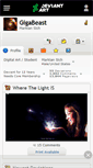 Mobile Screenshot of gigabeast.deviantart.com