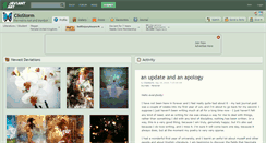 Desktop Screenshot of cliostorm.deviantart.com
