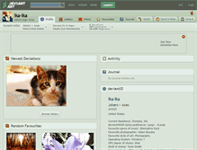 Tablet Screenshot of ika-ika.deviantart.com