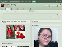 Tablet Screenshot of lassarina-jewelry.deviantart.com