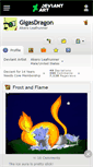 Mobile Screenshot of gigasdragon.deviantart.com