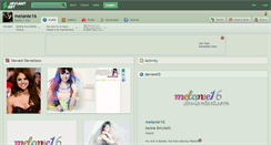 Desktop Screenshot of melanie16.deviantart.com