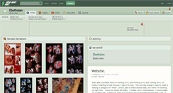 Desktop Screenshot of ebethalan.deviantart.com