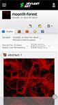 Mobile Screenshot of moonlit-forest.deviantart.com