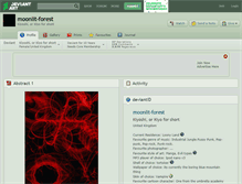 Tablet Screenshot of moonlit-forest.deviantart.com