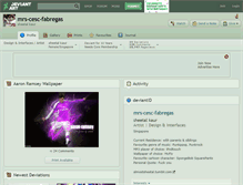 Tablet Screenshot of mrs-cesc-fabregas.deviantart.com
