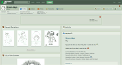 Desktop Screenshot of green-days.deviantart.com