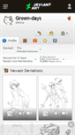 Mobile Screenshot of green-days.deviantart.com