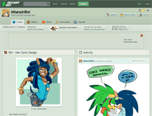 Tablet Screenshot of mitarashiboi.deviantart.com