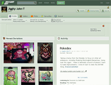 Tablet Screenshot of jiggity-john-t.deviantart.com