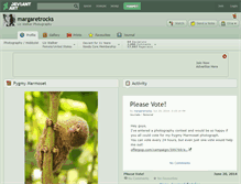 Tablet Screenshot of margaretrocks.deviantart.com