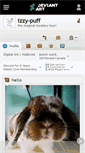 Mobile Screenshot of izzy-puff.deviantart.com