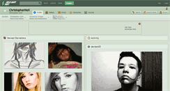 Desktop Screenshot of christopherneil.deviantart.com