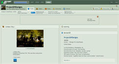 Desktop Screenshot of project89designs.deviantart.com