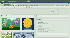 Desktop Screenshot of neko-joker.deviantart.com