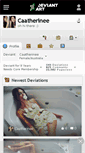 Mobile Screenshot of caatherinee.deviantart.com