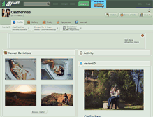 Tablet Screenshot of caatherinee.deviantart.com