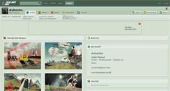 Desktop Screenshot of drahomira.deviantart.com