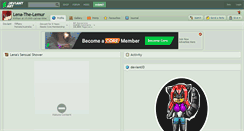 Desktop Screenshot of lena-the-lemur.deviantart.com