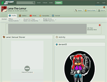 Tablet Screenshot of lena-the-lemur.deviantart.com