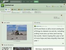 Tablet Screenshot of chestnut-sue.deviantart.com