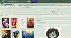 Desktop Screenshot of miharuchan100.deviantart.com