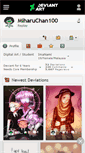 Mobile Screenshot of miharuchan100.deviantart.com