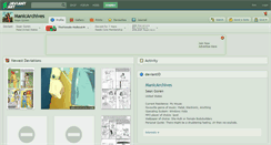 Desktop Screenshot of manicarchives.deviantart.com