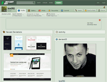 Tablet Screenshot of kml90.deviantart.com